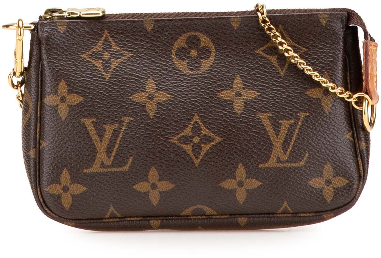Louis Vuitton Monogram Mini Pochette Accessoires Bruin