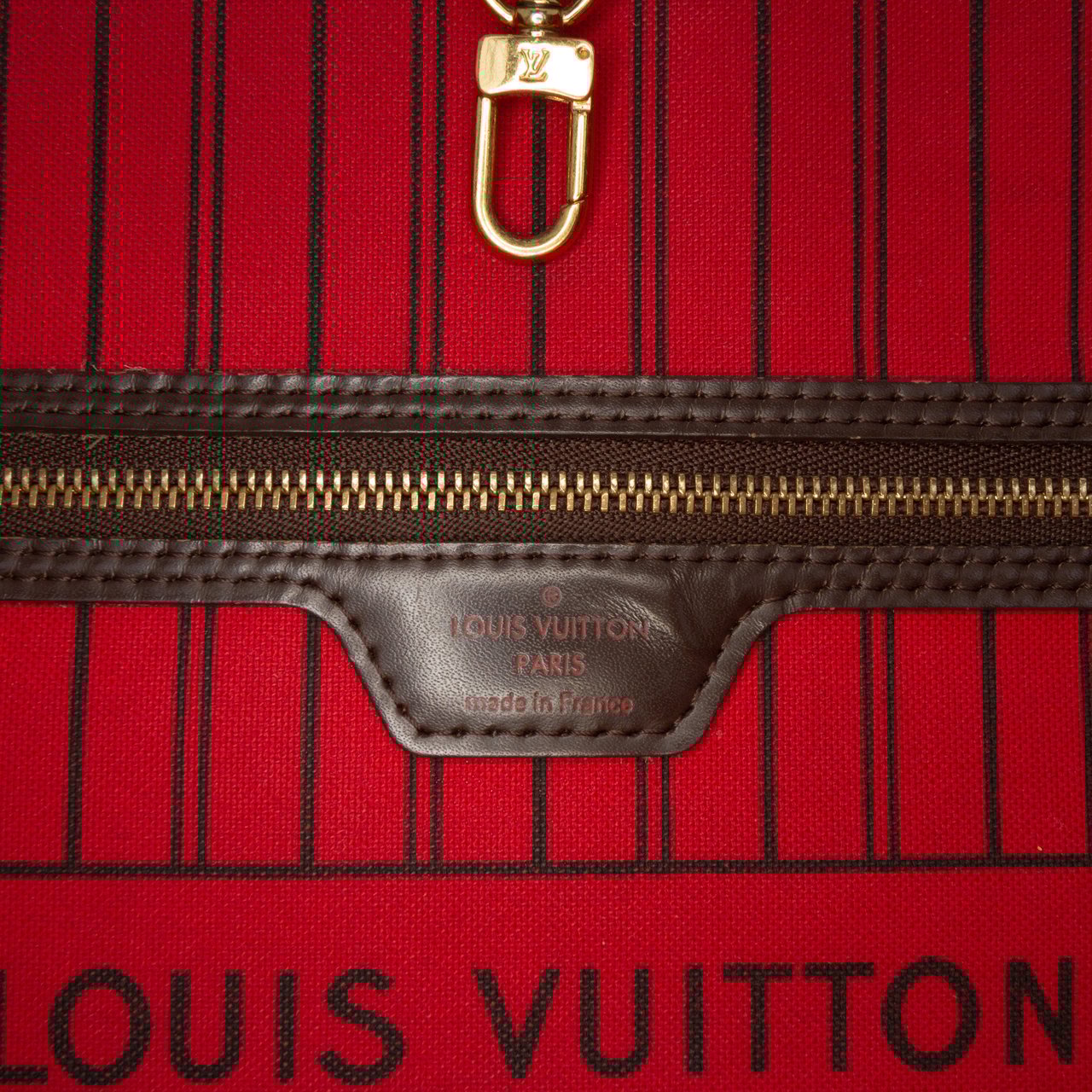 Louis Vuitton Damier Ebene Neverfull GM Bruin