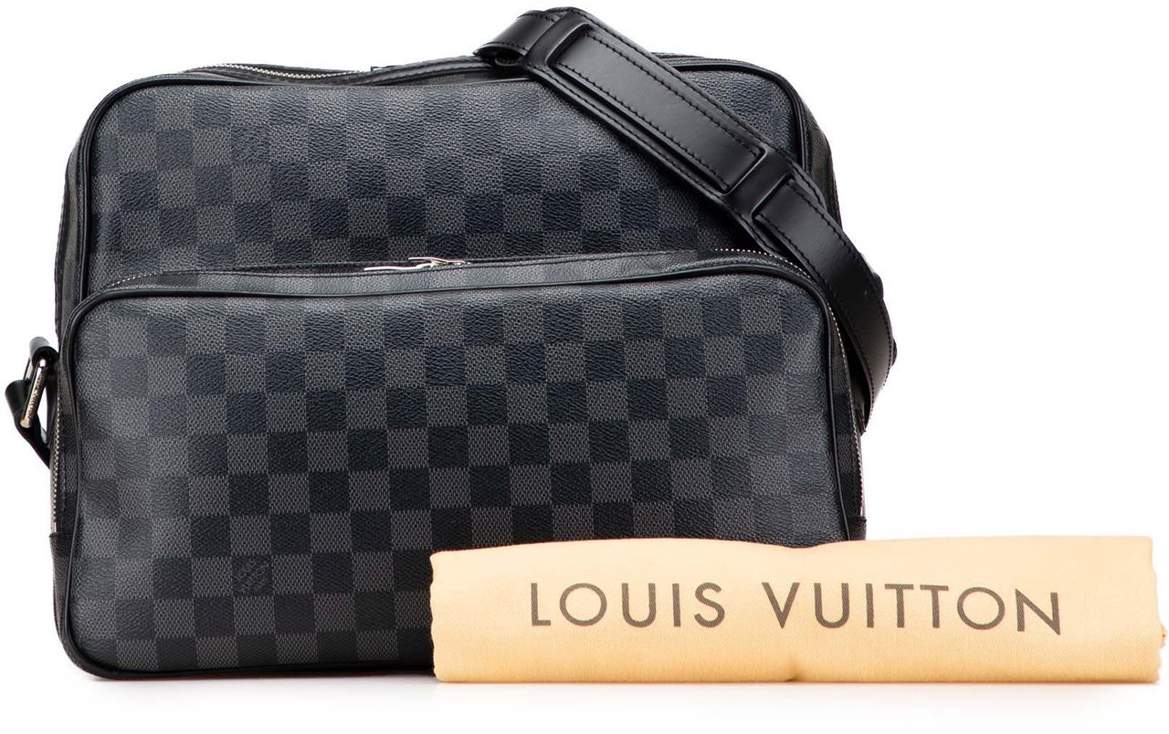 Louis Vuitton Damier Graphite Sac Leoh Zwart