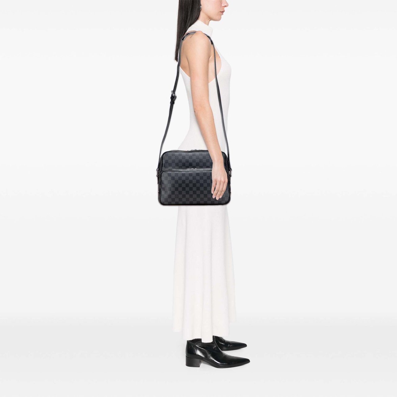 Louis Vuitton Damier Graphite Sac Leoh Zwart