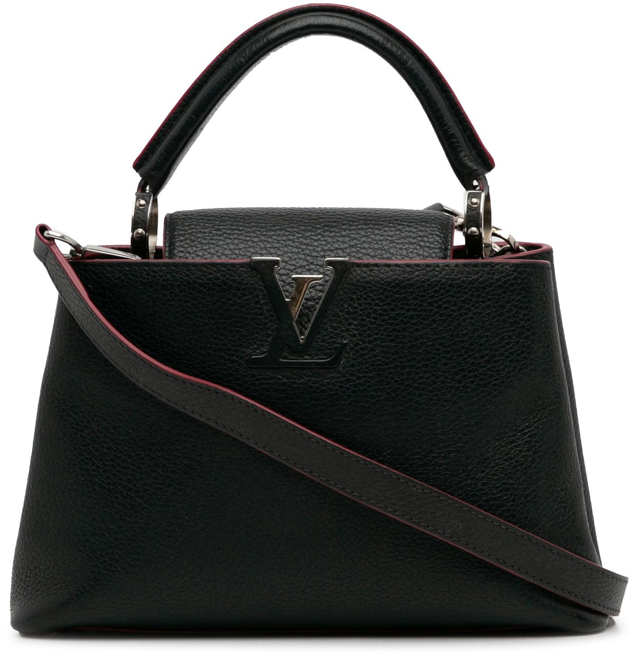 Louis Vuitton Taurillon Capucines BB Zwart