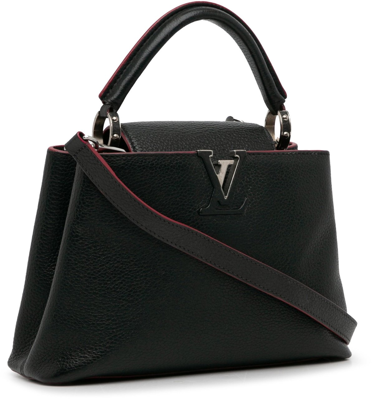 Louis Vuitton Taurillon Capucines BB Zwart