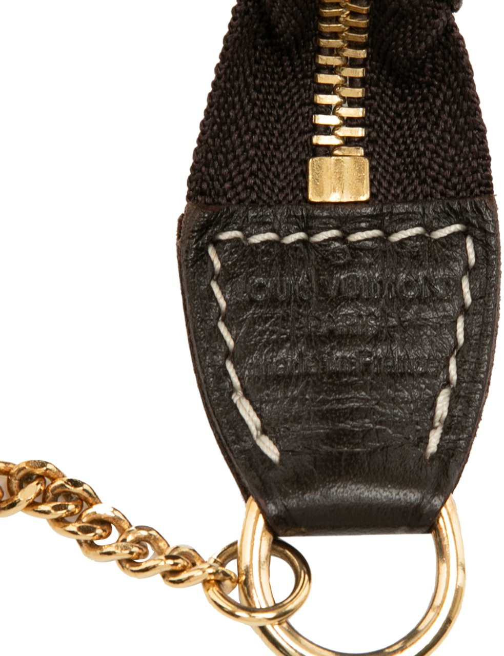 Louis Vuitton Monogram Mini Lin Mini Pochette Accessoires Bruin