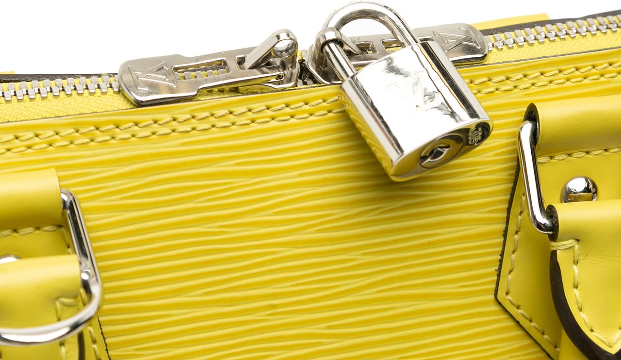 Louis Vuitton Epi Alma PM Geel