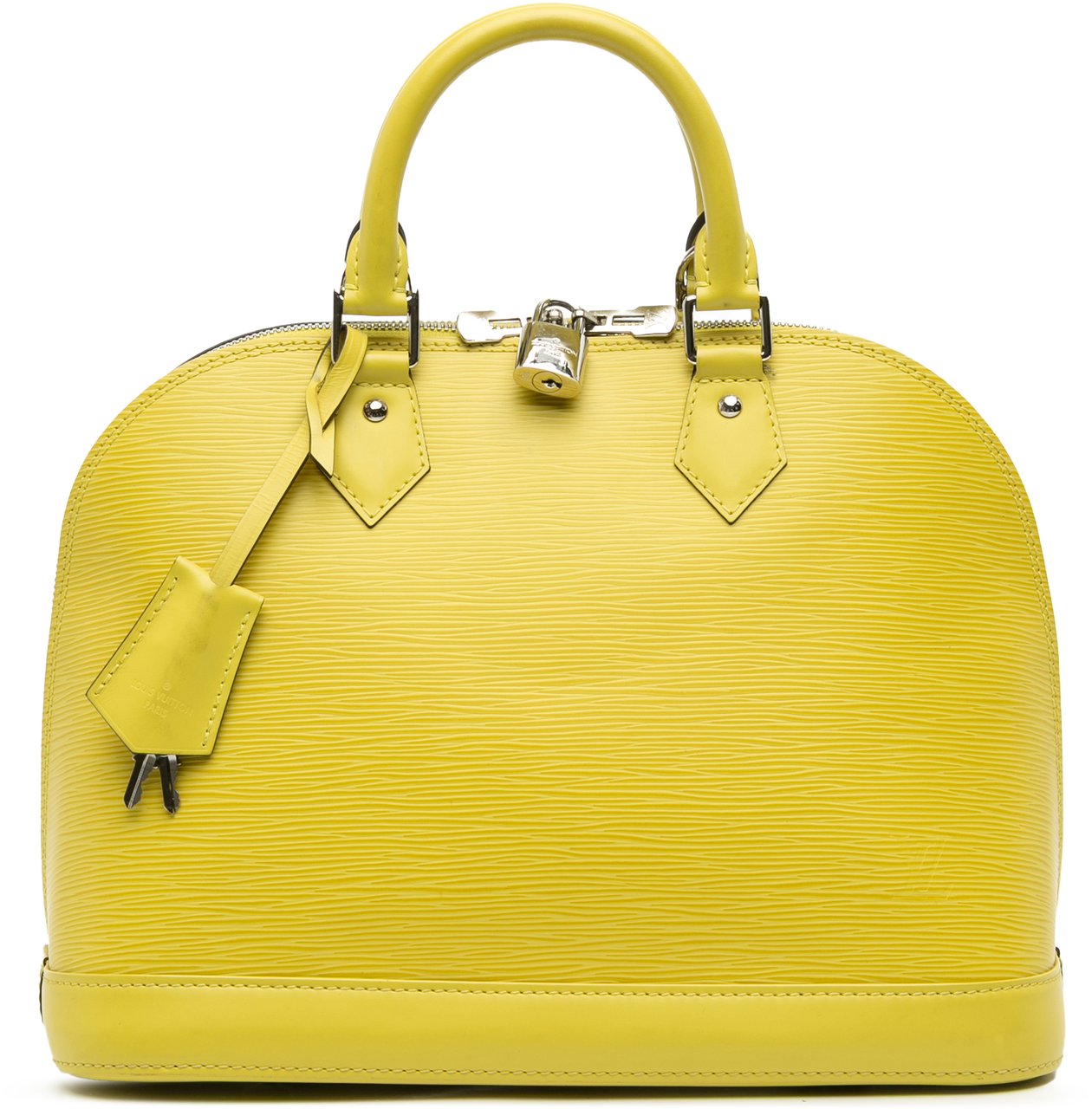 Louis Vuitton Epi Alma PM Geel