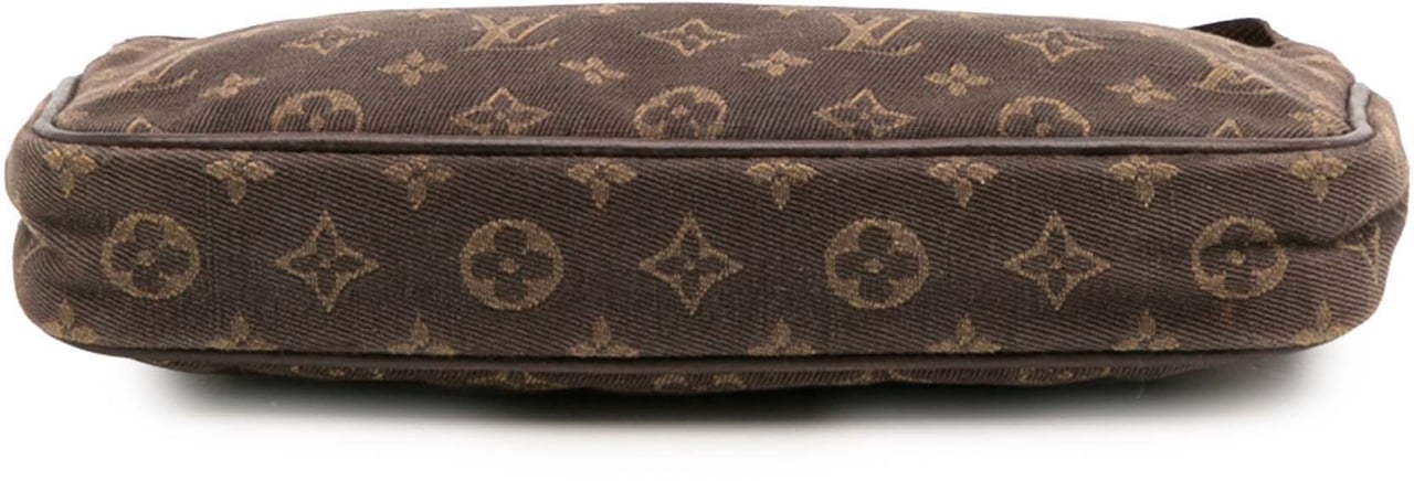 Louis Vuitton Monogram Mini Lin Bucket PM Pouch Bruin