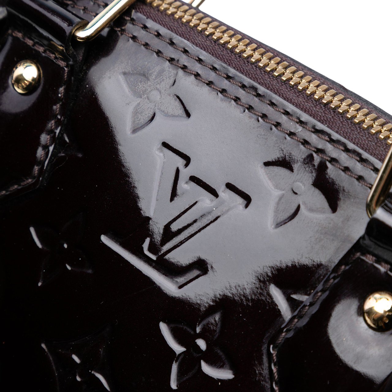 Louis Vuitton Monogram Vernis Alma BB Paars
