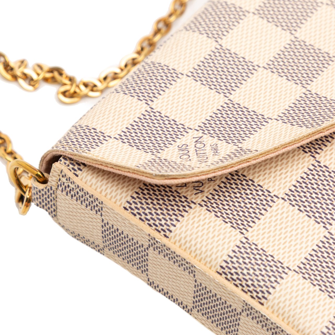 Louis Vuitton Damier Azur Pochette Felicie Wit