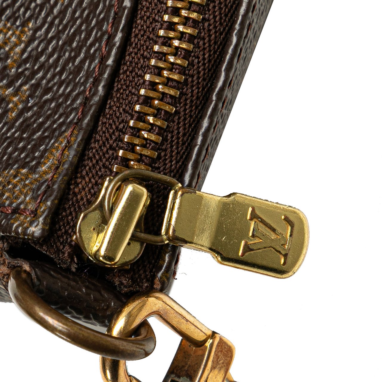 Louis Vuitton Monogram Pochette Accessoires Bruin