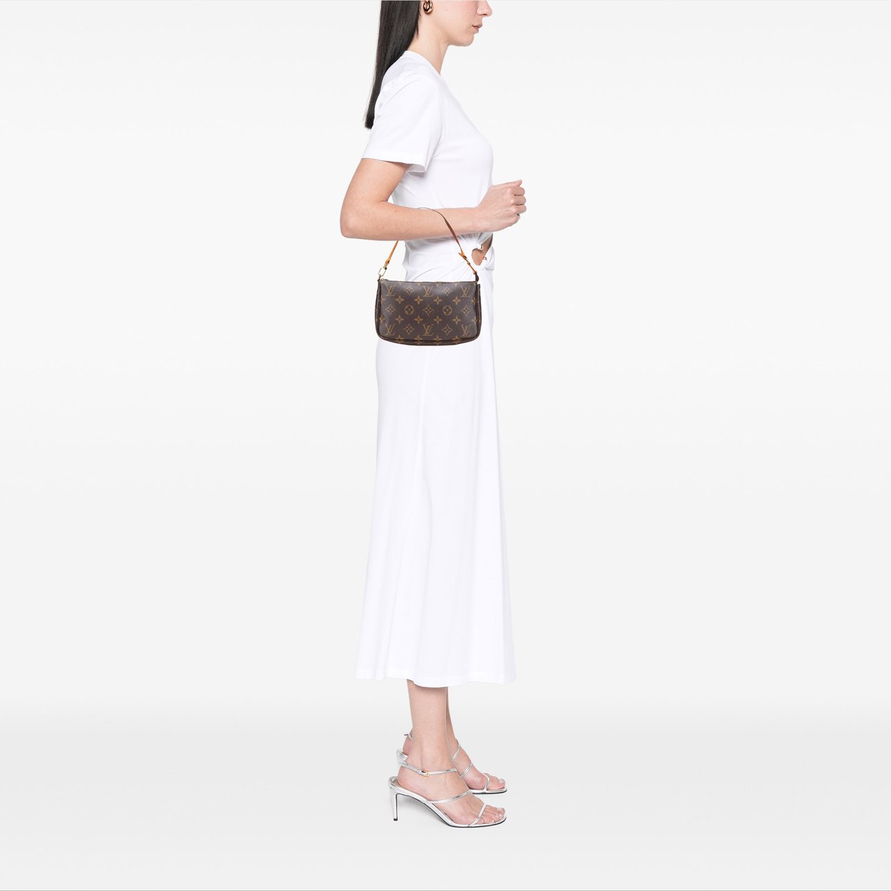 Louis Vuitton Monogram Pochette Accessoires Bruin