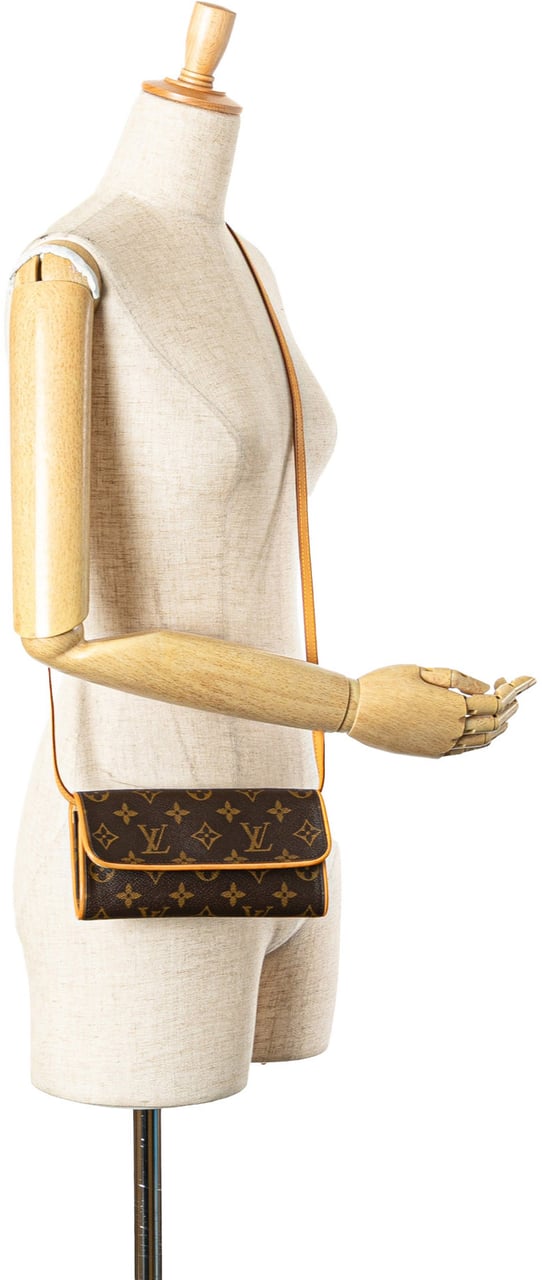 Louis Vuitton Monogram Pochette Twin PM Bruin