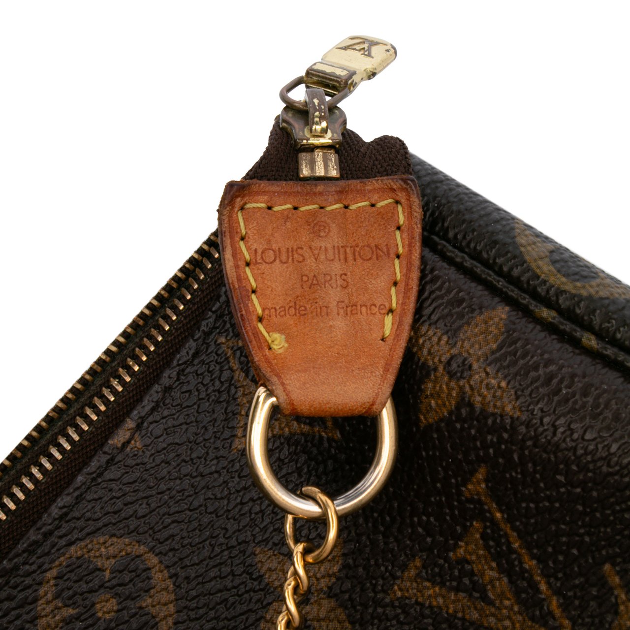 Louis Vuitton Monogram Mini Pochette Accessoires Bruin