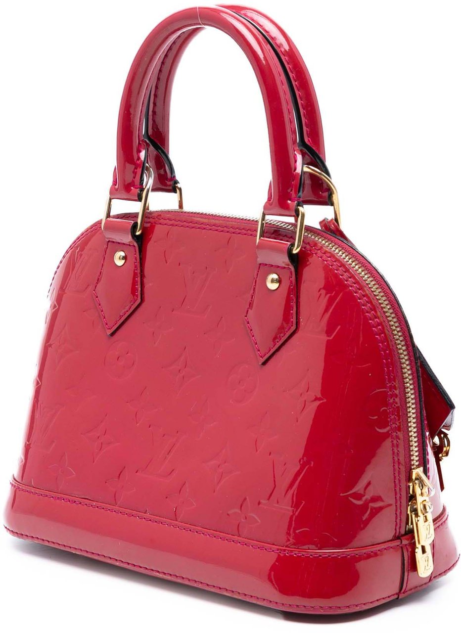 Louis Vuitton Monogram Vernis Alma BB Rood