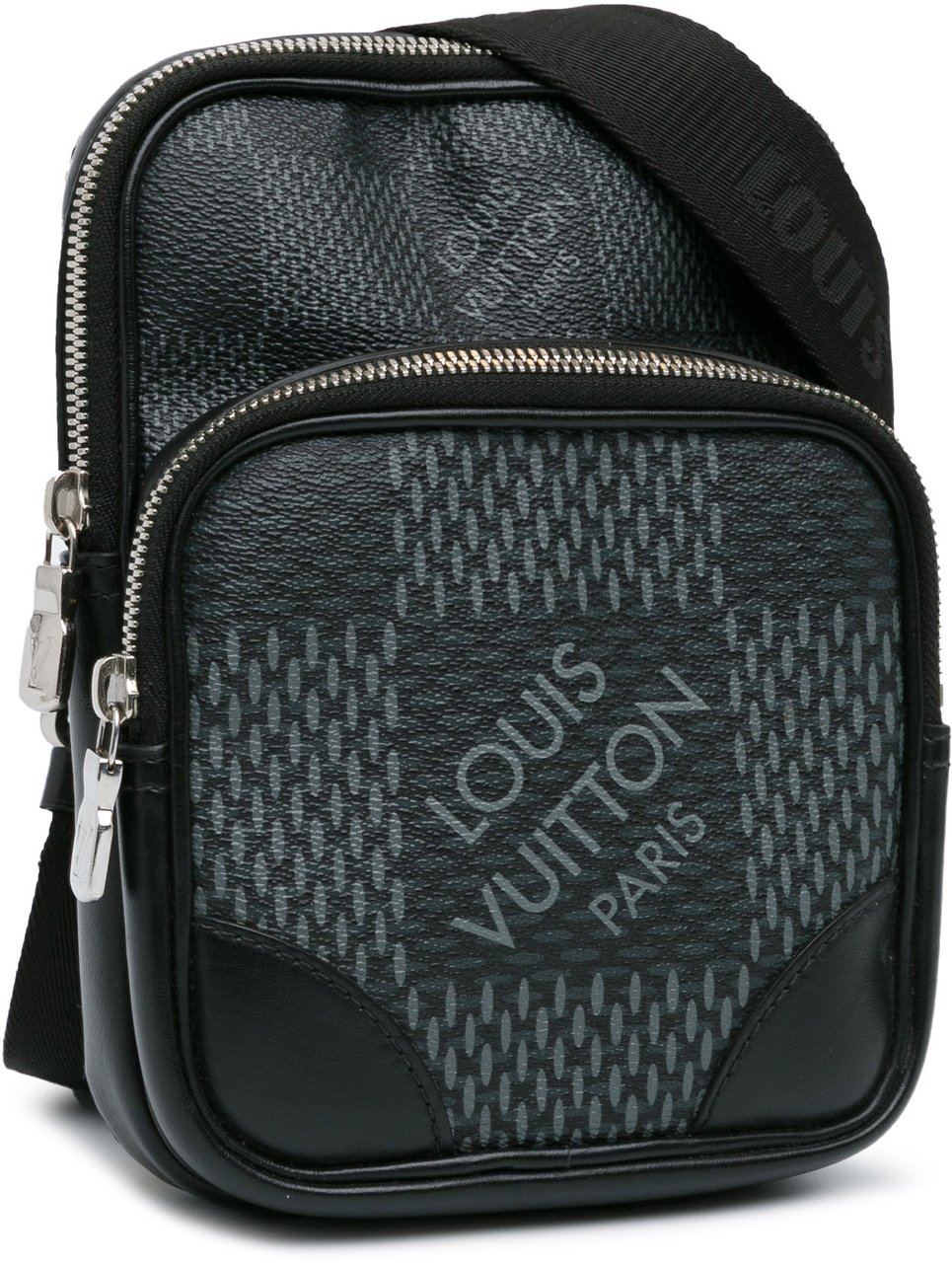 Louis Vuitton Damier Graphite 3D Amazone Sling Bag Zwart