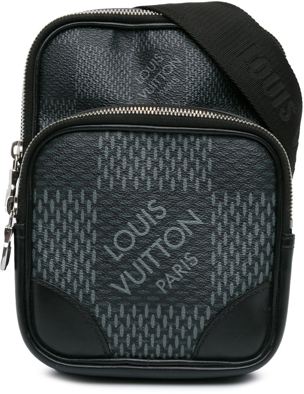 Louis Vuitton Damier Graphite 3D Amazone Sling Bag Zwart