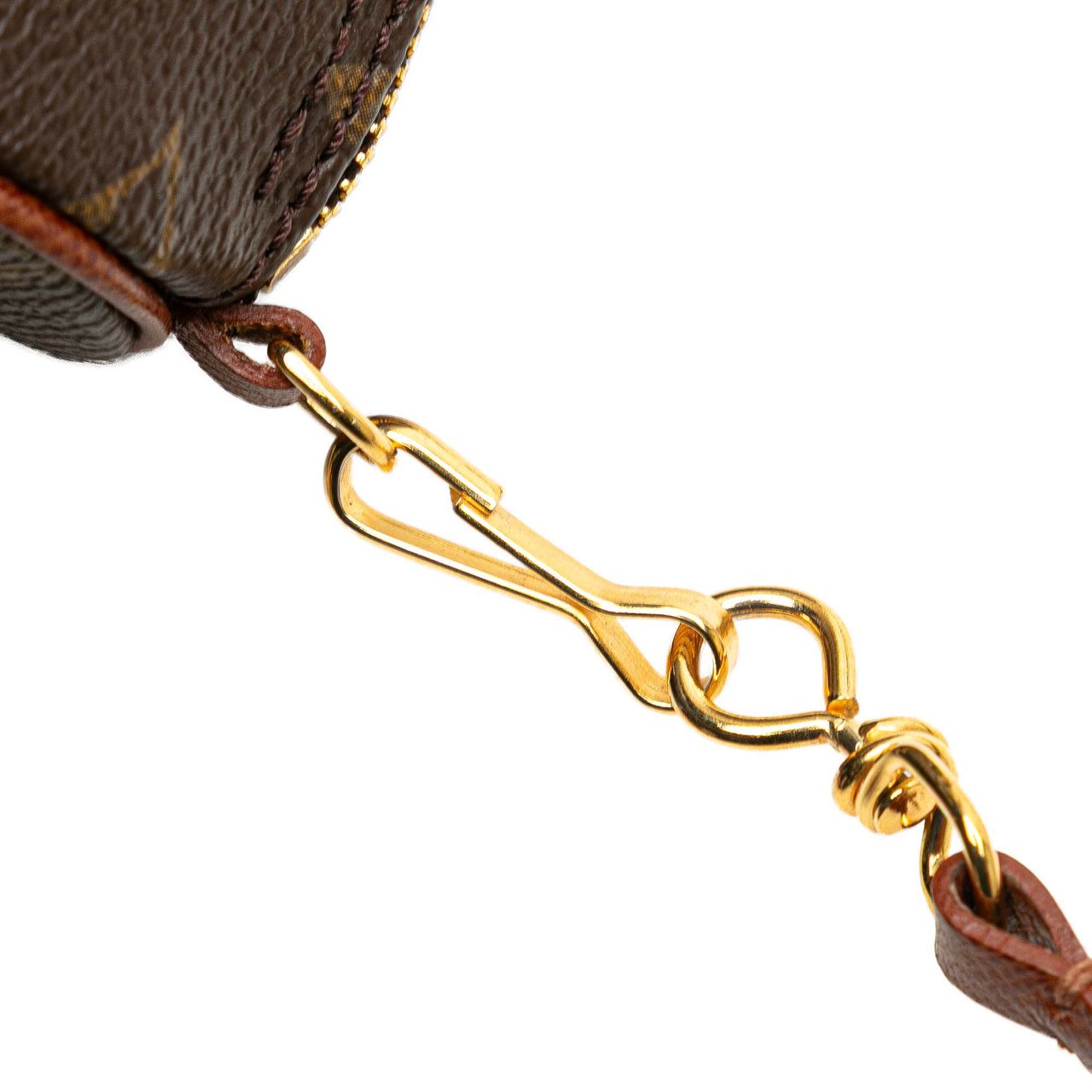 Louis Vuitton Monogram Papillon Pochette Bruin