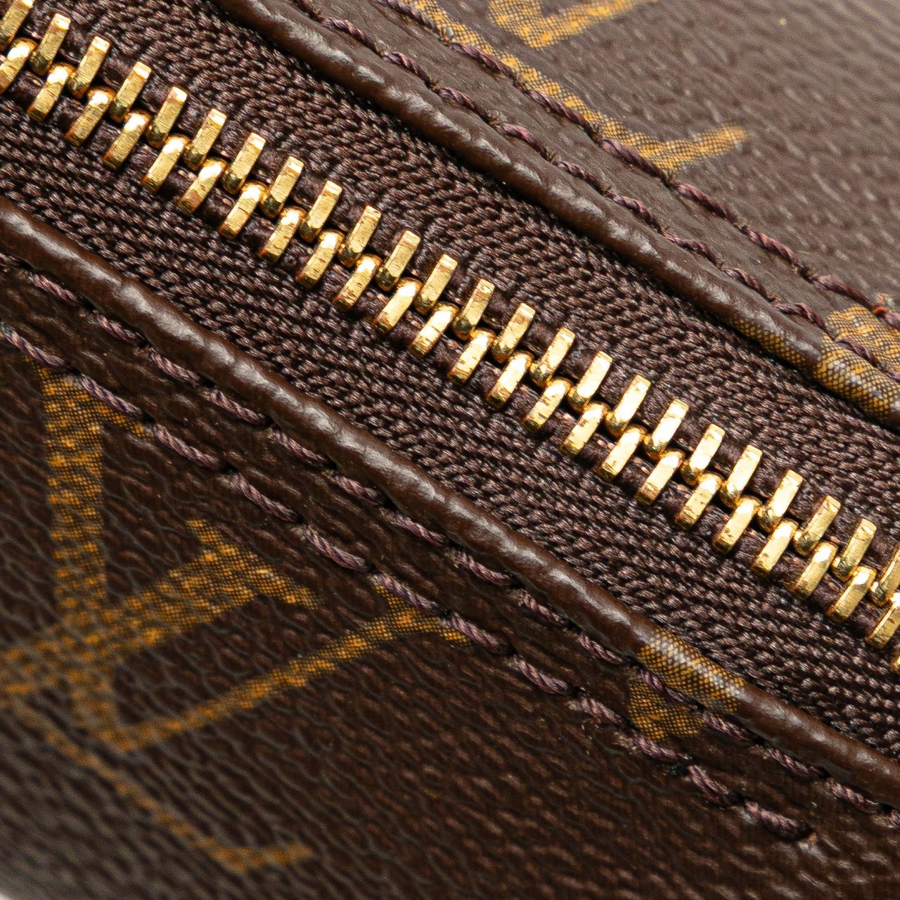 Louis Vuitton Monogram Papillon Pochette Bruin