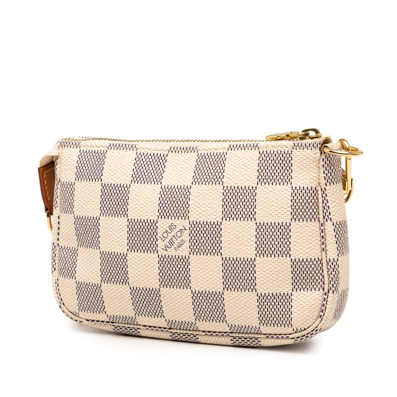 Louis Vuitton Damier Azur Mini Pochette Accessoires Wit