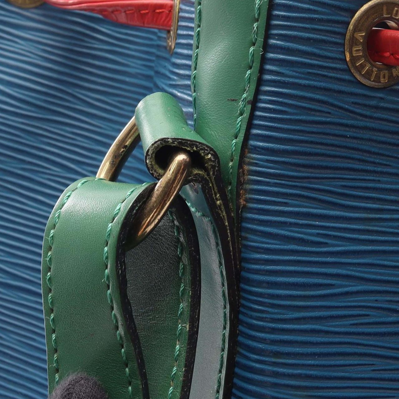 Louis Vuitton Epi Noe Tricolor GM Blauw