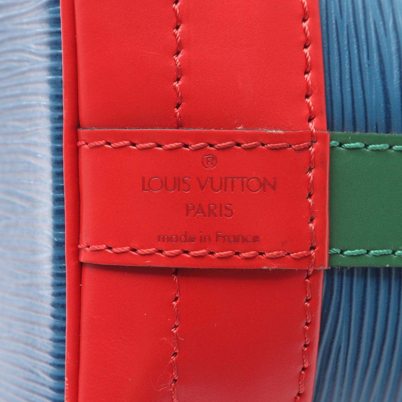Louis Vuitton Epi Noe Tricolor GM Blauw