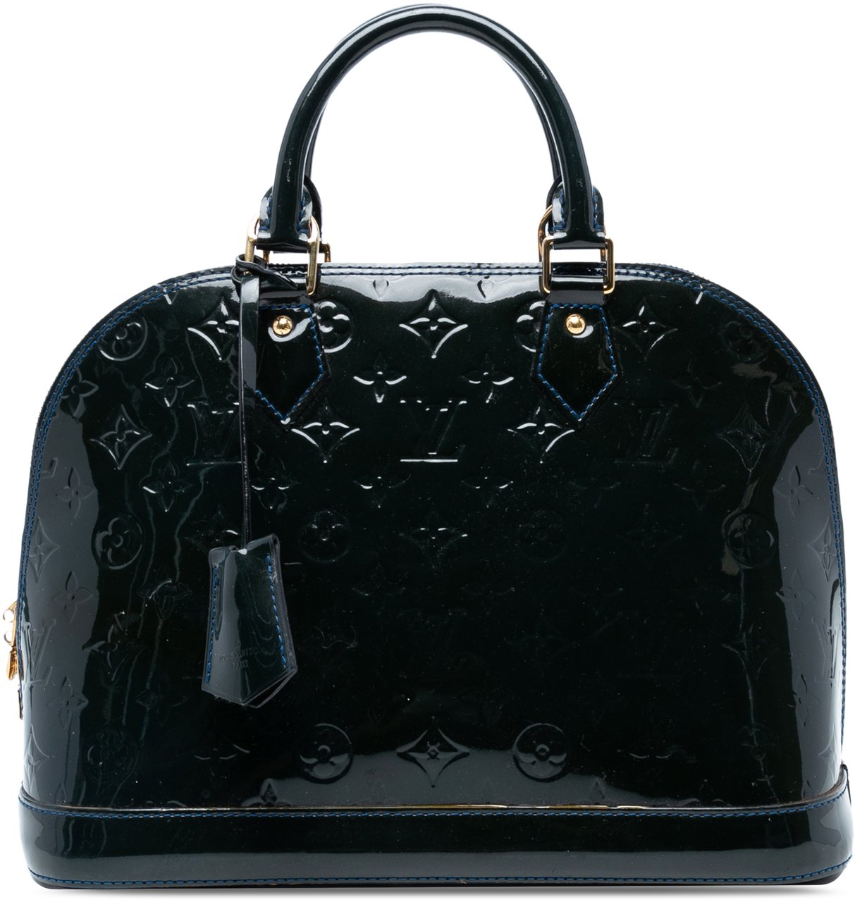 Louis Vuitton Monogram Vernis Alma PM Blauw