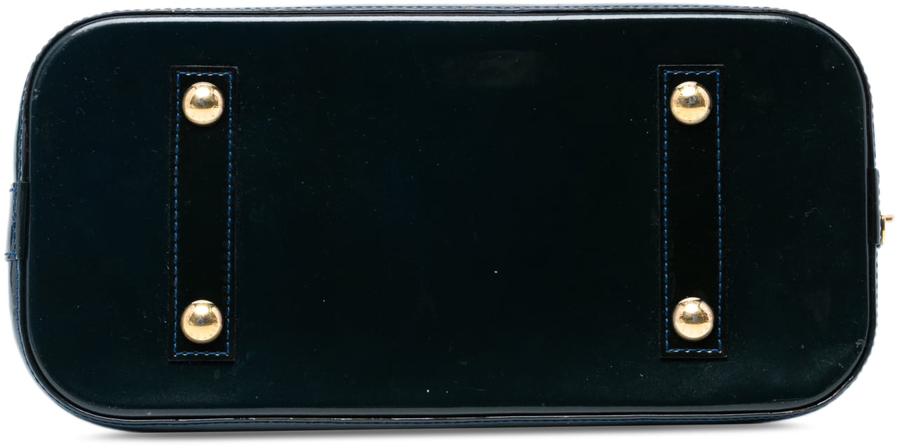 Louis Vuitton Monogram Vernis Alma PM Blauw