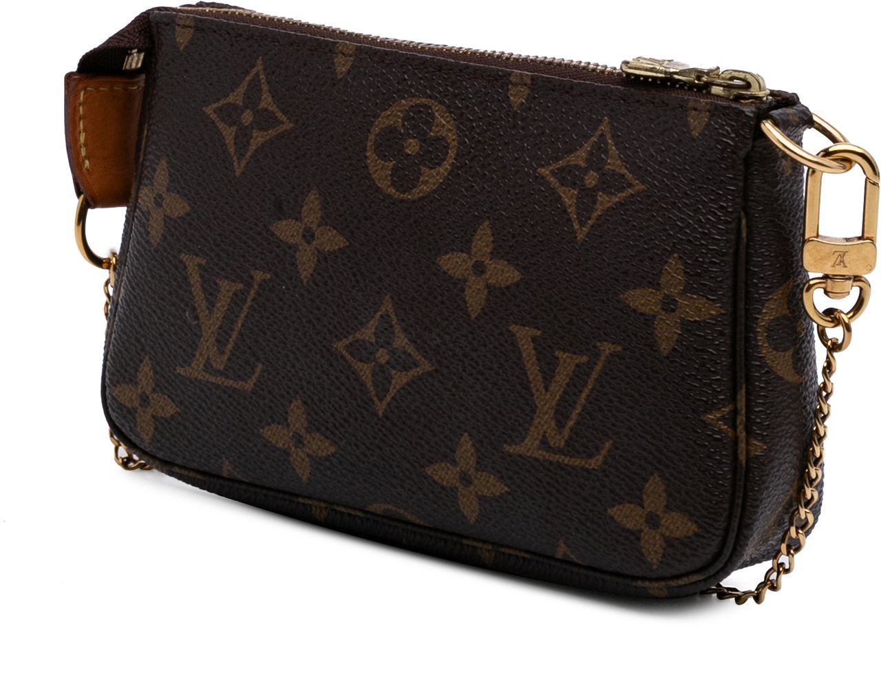 Louis Vuitton Monogram Mini Pochette Accessoires Bruin