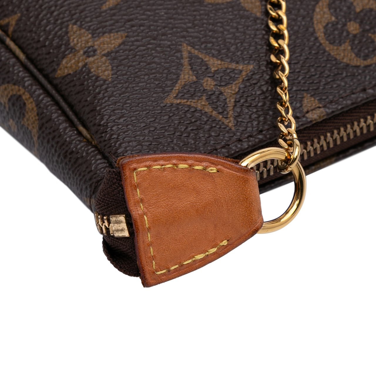 Louis Vuitton Monogram Mini Pochette Accessoires Bruin