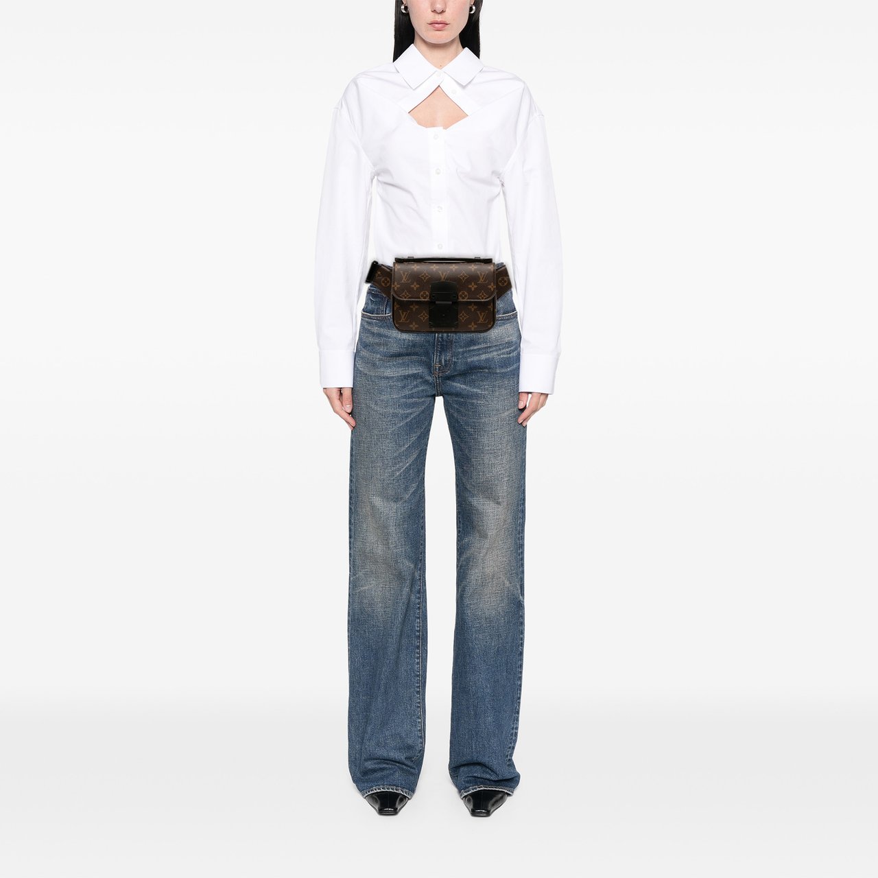 Louis Vuitton Monogram S Lock Sling Bruin