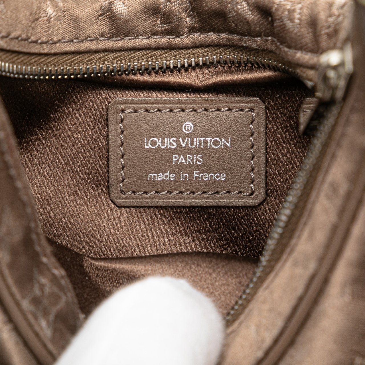Louis Vuitton Monogram Satin Mini Boulogne Bruin