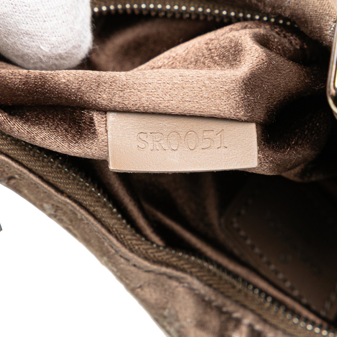Louis Vuitton Monogram Satin Mini Boulogne Bruin