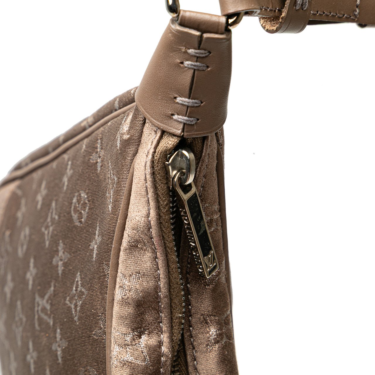 Louis Vuitton Monogram Satin Mini Boulogne Bruin