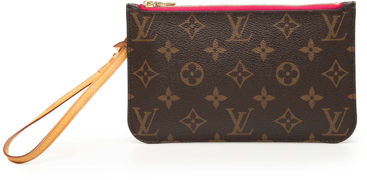 Louis Vuitton Monogram Neverfull Pouch Bruin