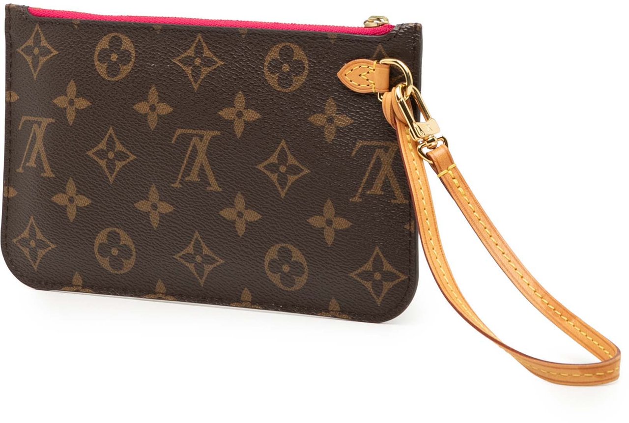 Louis Vuitton Monogram Neverfull Pouch Bruin