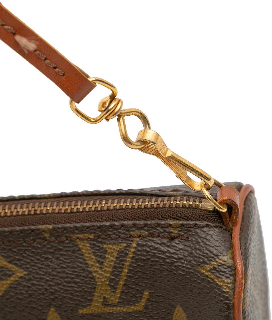 Louis Vuitton Monogram Papillon Pochette Bruin