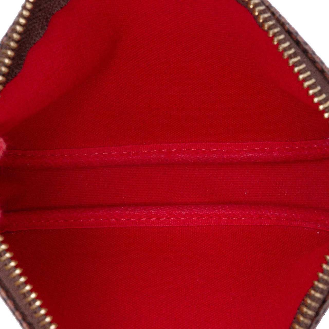 Louis Vuitton Damier Ebene Mini Pochette Accessoires Bruin