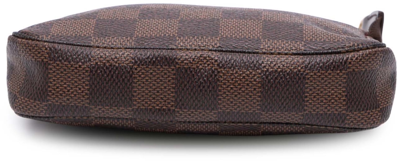 Louis Vuitton Damier Ebene Mini Pochette Accessoires Bruin
