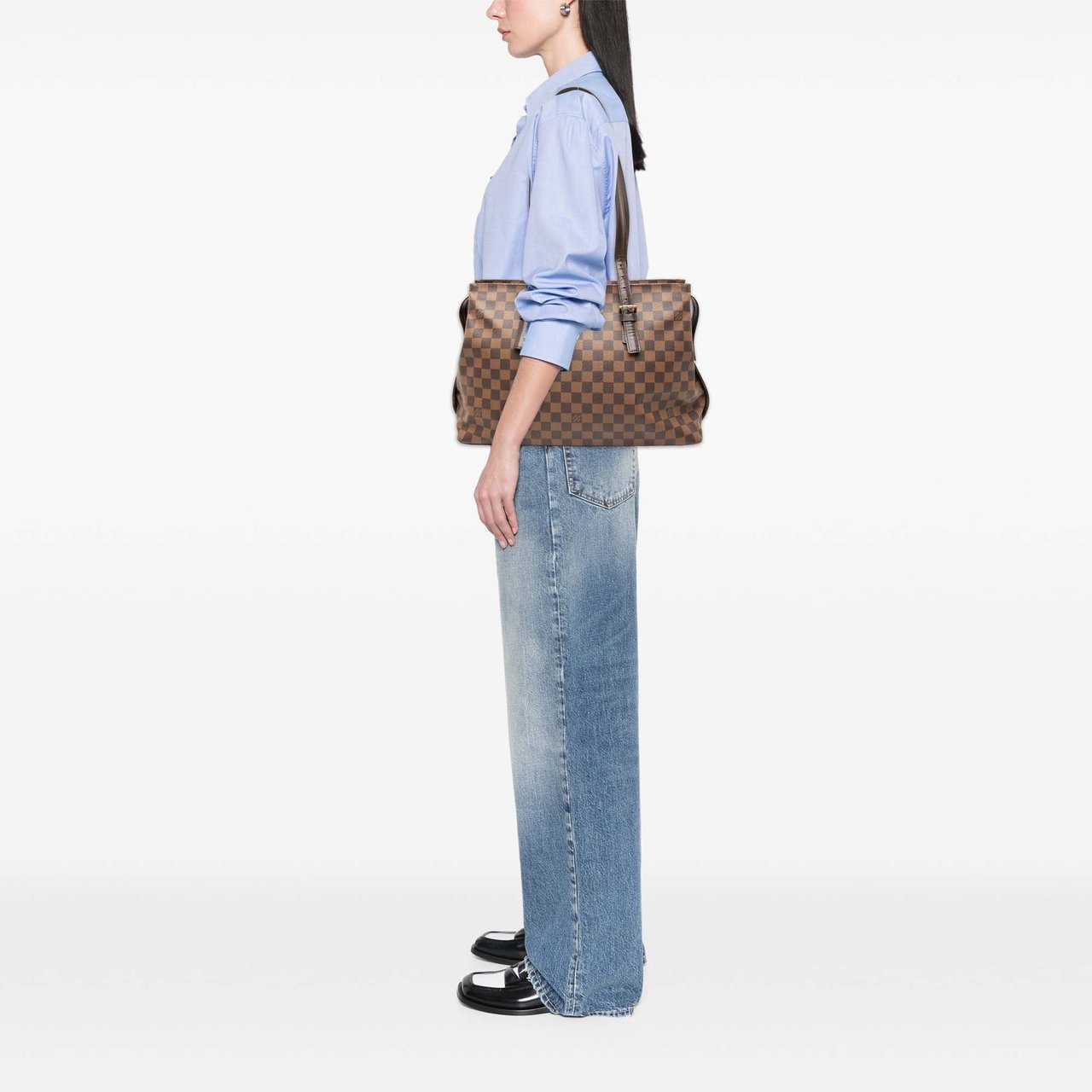 Louis Vuitton Damier Ebene Chelsea Bruin