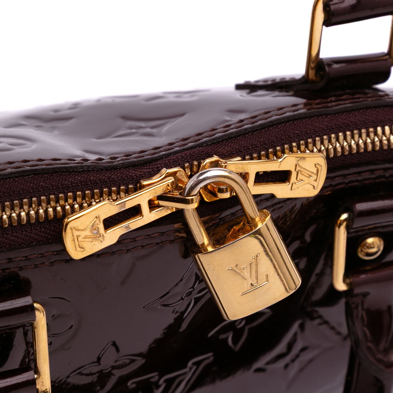 Louis Vuitton Monogram Vernis Alma PM Paars