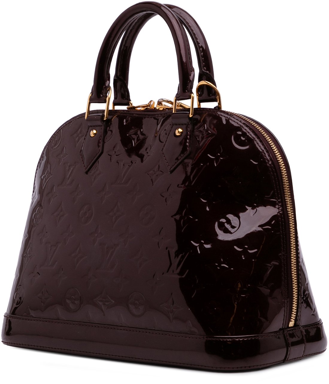 Louis Vuitton Monogram Vernis Alma PM Paars