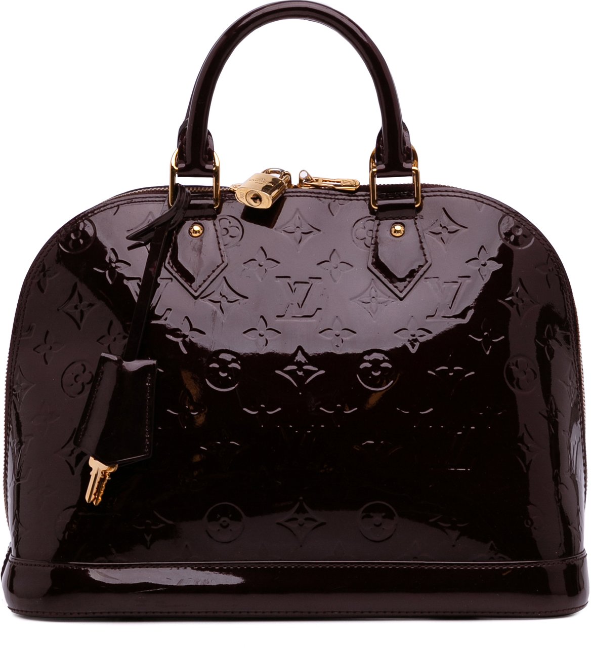 Louis Vuitton Monogram Vernis Alma PM Paars