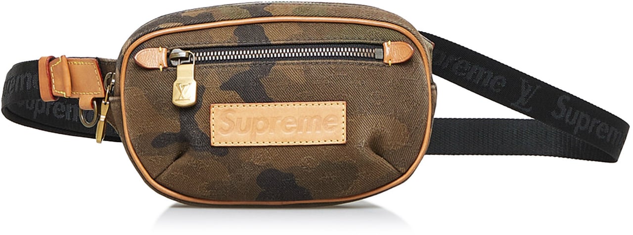 Louis Vuitton Supreme Camouflage Bum Bag PM Bruin