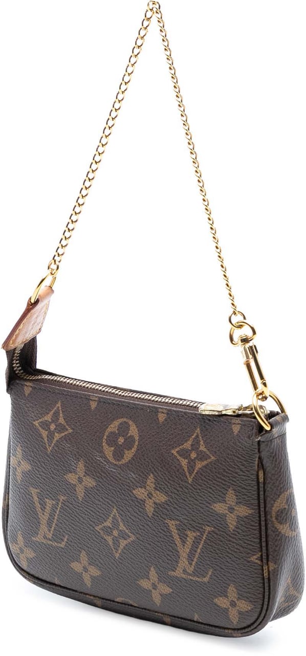 Louis Vuitton Monogram Mini Pochette Accessoires Bruin