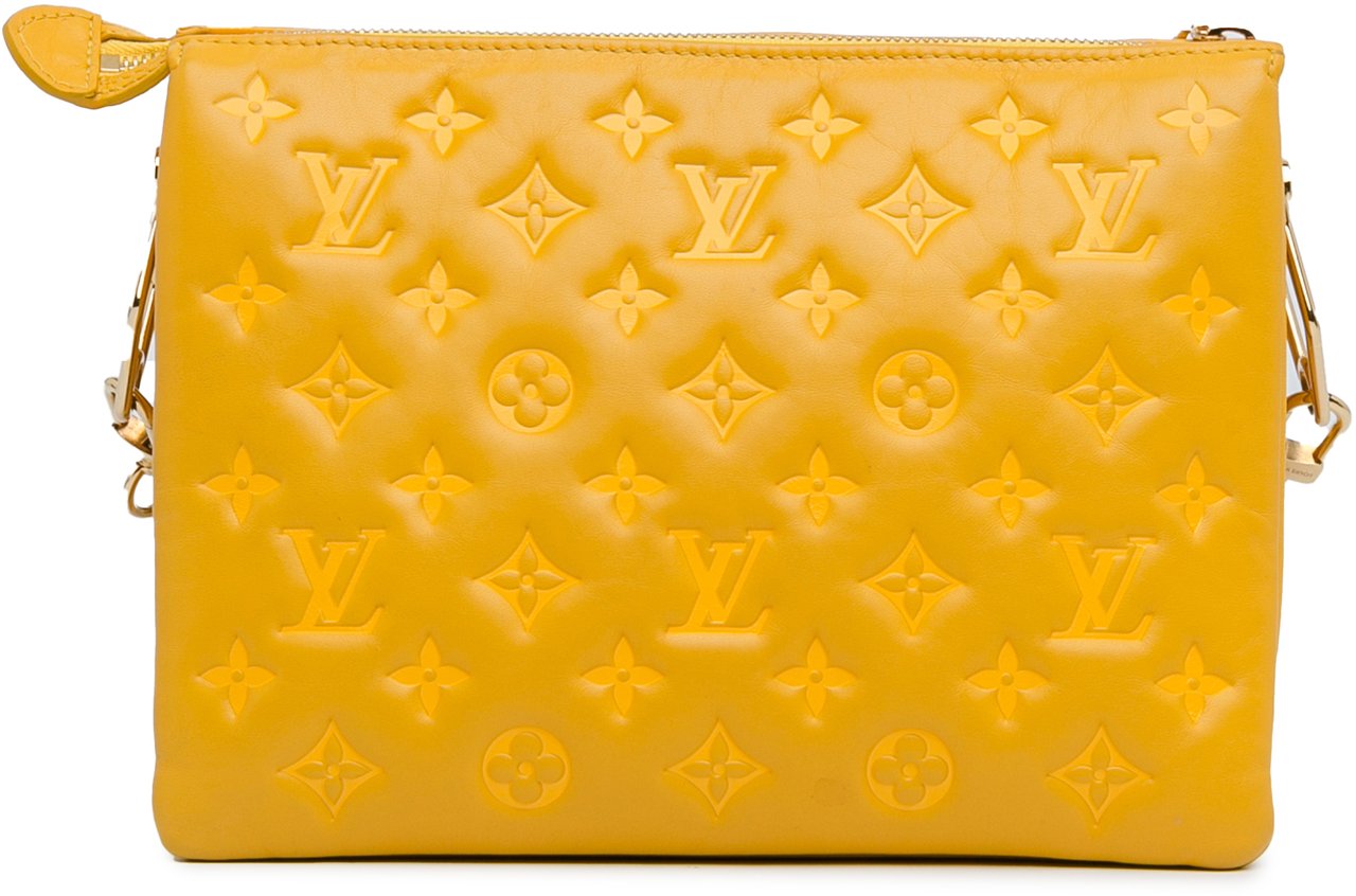 Louis Vuitton Monogram Coussin PM Geel