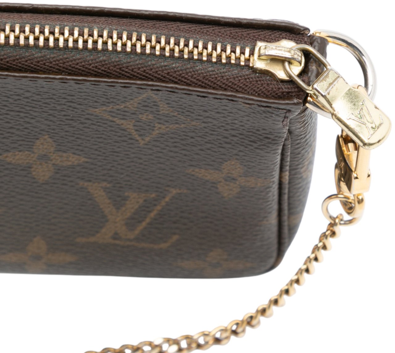 Louis Vuitton Monogram Mini Pochette Accessoires Bruin