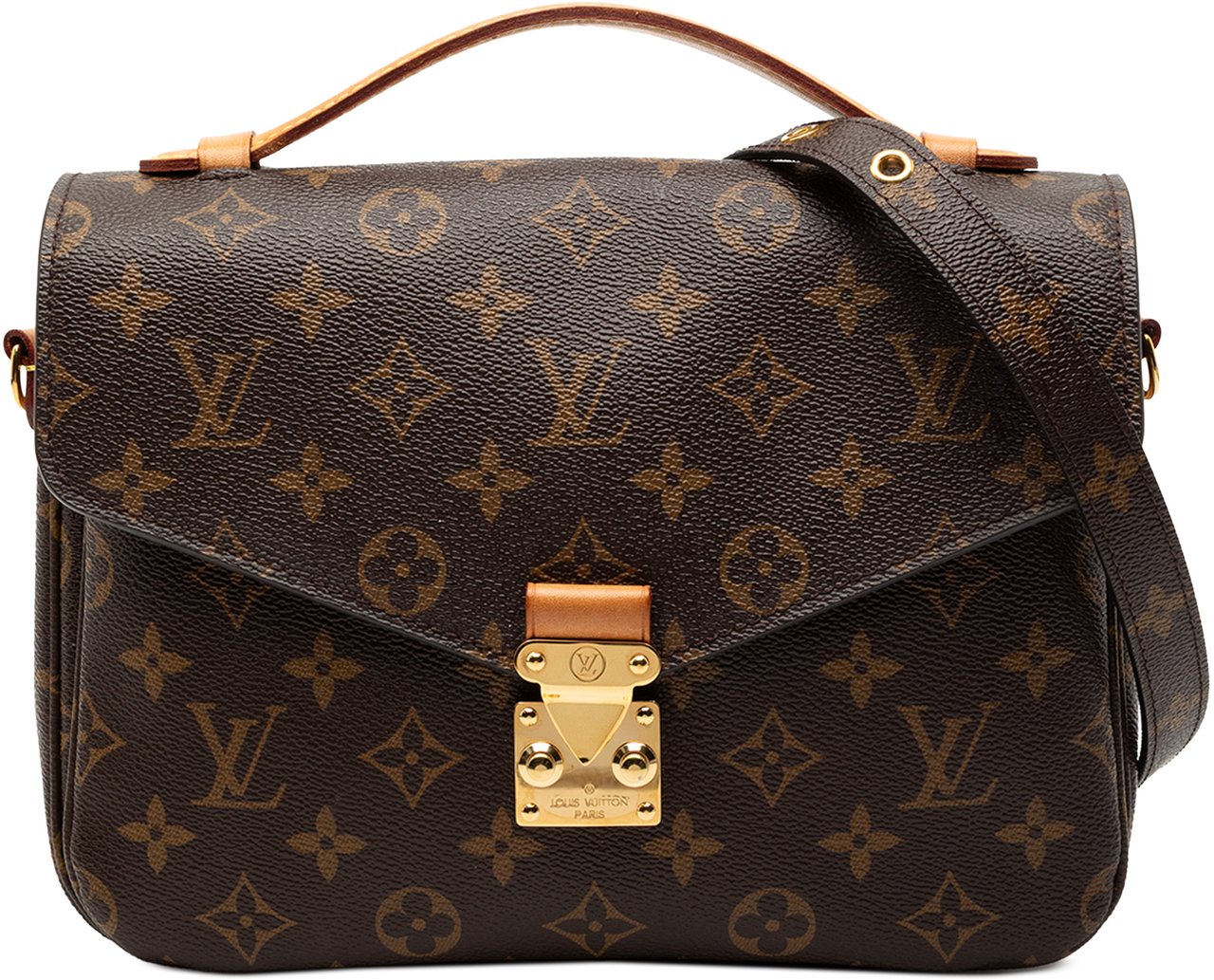 Louis Vuitton Monogram Pochette Metis Bruin