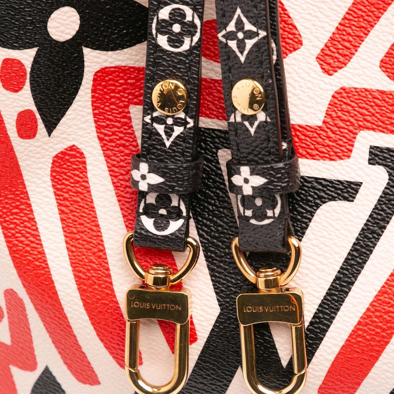 Louis Vuitton Monogram Giant Crafty Neonoe MM Rood