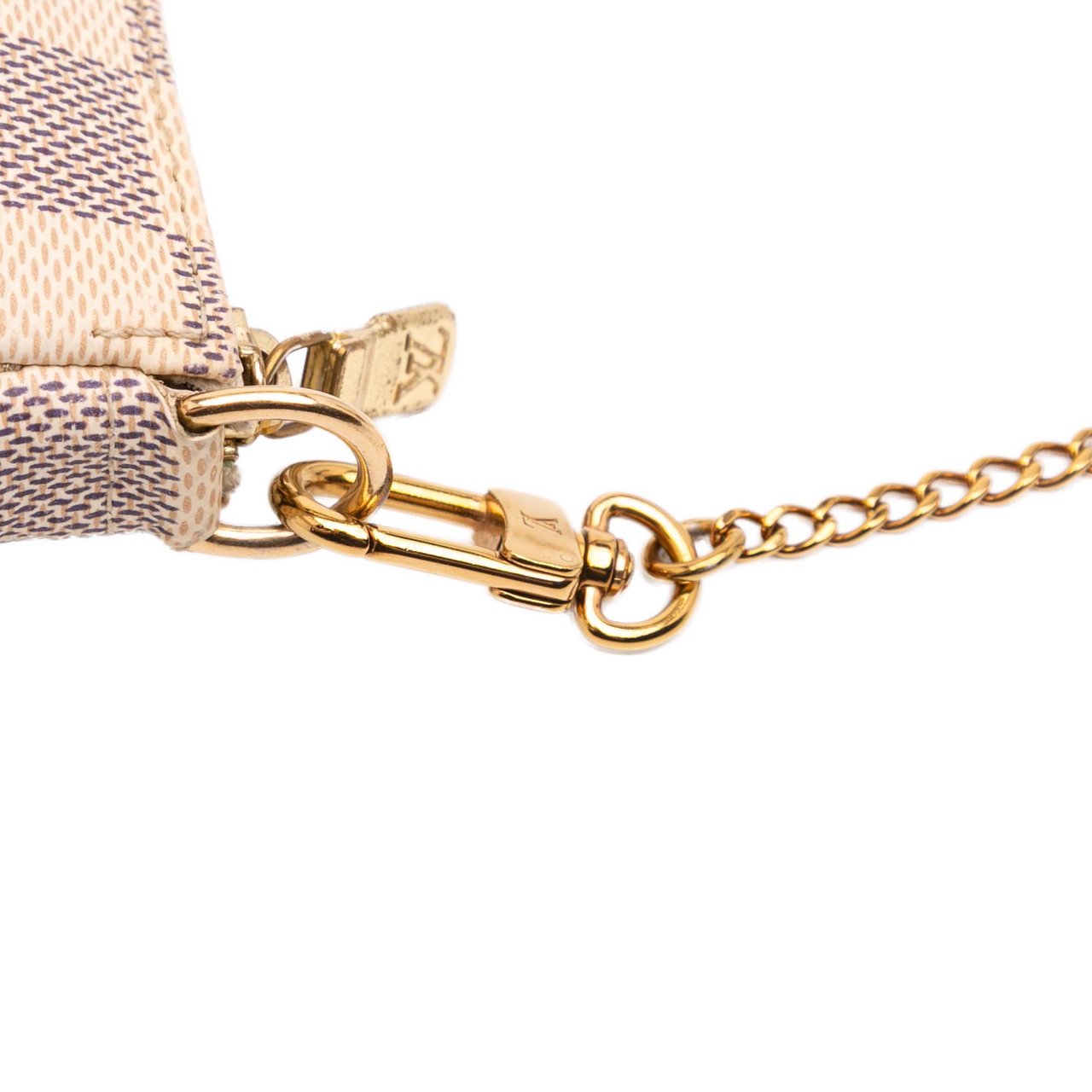 Louis Vuitton Damier Azur Mini Pochette Accessoires Wit