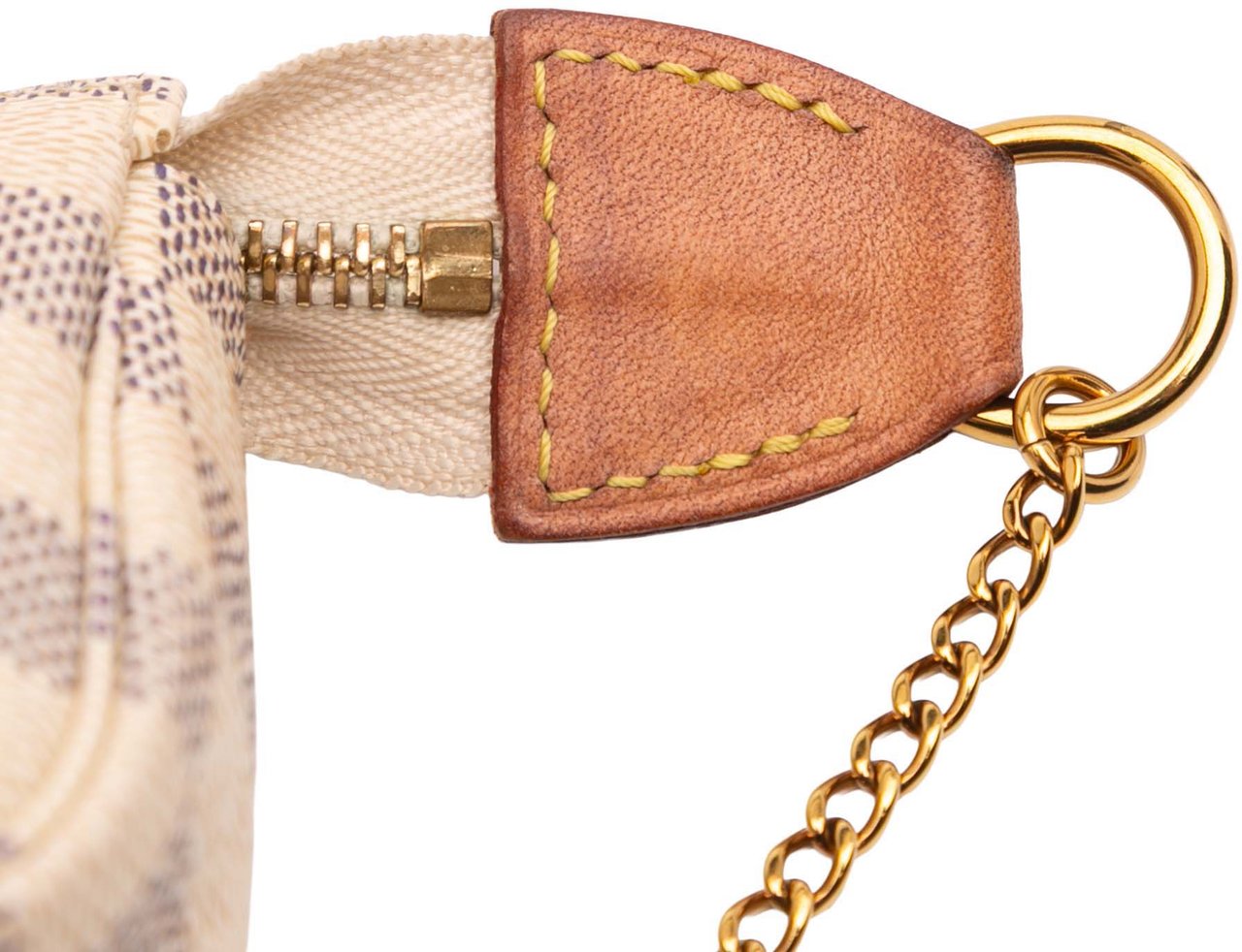 Louis Vuitton Damier Azur Mini Pochette Accessoires Wit