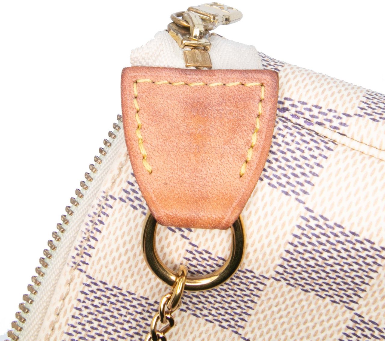 Louis Vuitton Damier Azur Mini Pochette Accessoires Wit